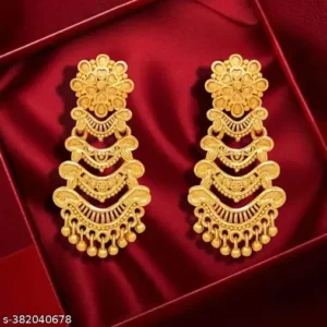 Gold Earrings & Studs For Girls And Women