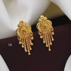 Gold Earrings & Studs For Girls And Women